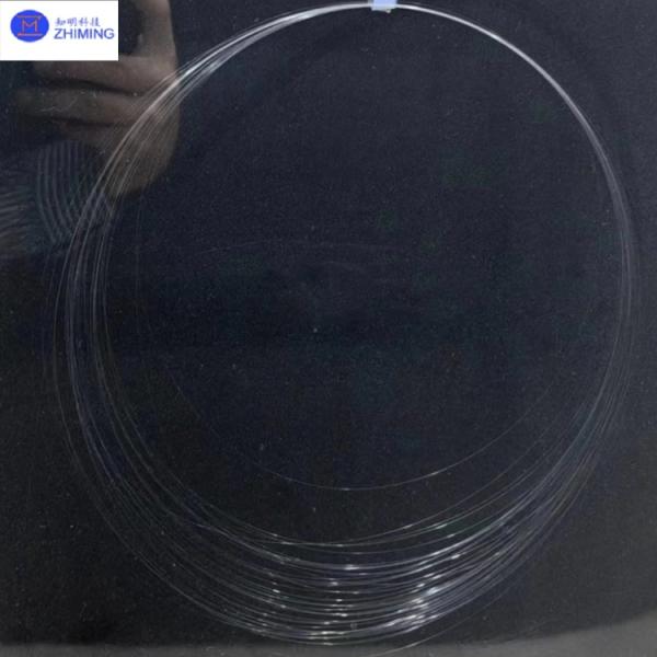 Сапфировое волокно Al2O3 Однокристаллический прозрачный кристаллический оптический кабель Линия связи оптических волокон 25-500um