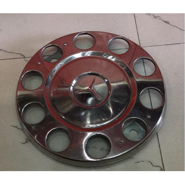 Custom 22.5 Inch Bus Wheel Covers / 10 Lugnuts Truck Wheel Trims Abti - Corrosion