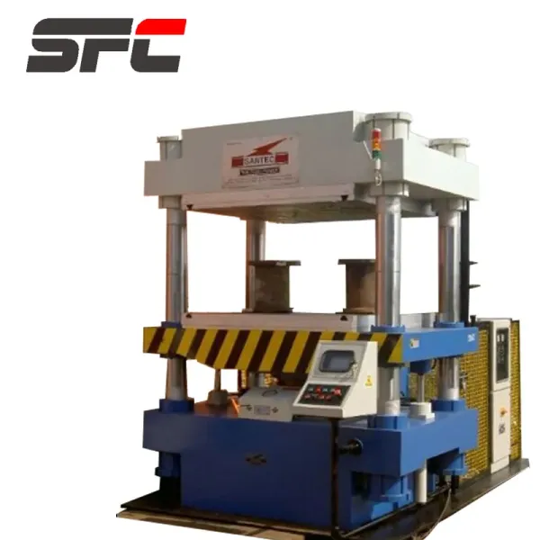 Automatic PLC Control Solid Tire Vulcanizing Press / Hydraulic Solid Tire Curing Machine for Forklift / OTR Tires