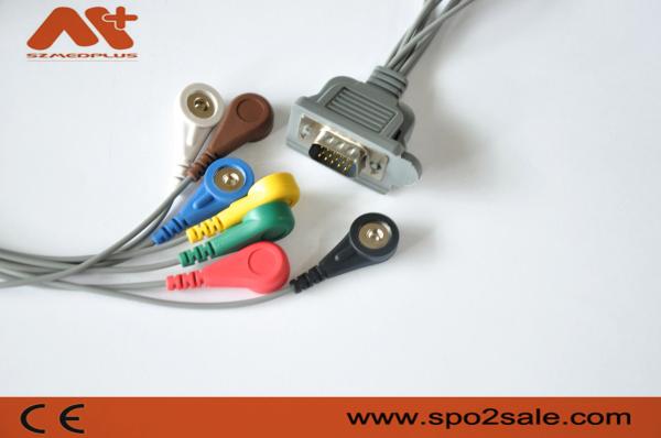 7 Lead Holter Dms 300 3a AHA DMS-20200213 For Patient Monitor