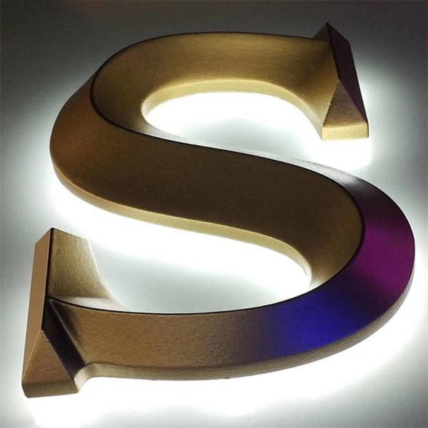 Building Wall Commercial Backlit Advertising Outdoor Light Store Front Letter Logo Business 3D Shop Custom Illuminated Led Sign