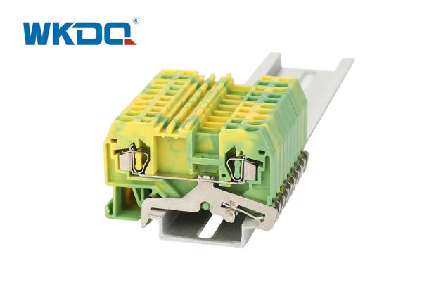 280-907 Grounding Spring Terminal Block Connectors Din Rail Terminal Blocks 2 Conductor Corrosion Proof Protective
