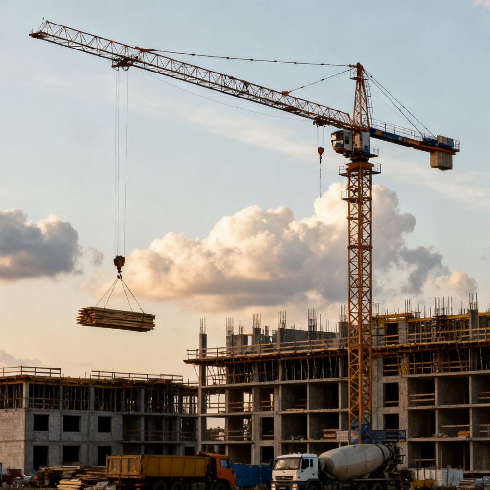 Climbing 0.5mmin Heavy Duty Crane Customized Industrial Tower Crane Designed for Heavy Load and Material Handling