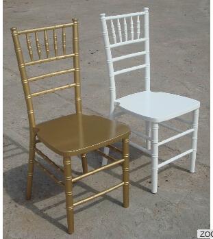 White color wood Chiavari chair banquet chair for rental use