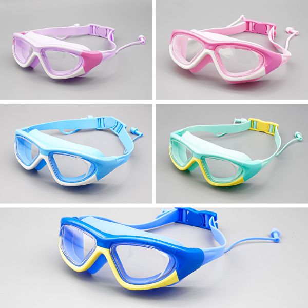 Professional Full Rim Anti Fog Swimming Goggles UV Proof For Adults And Kids