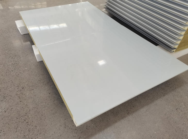 High Strength Rock Wool Polyurethane Pir Mineral Wool Sandwich Panels Partition