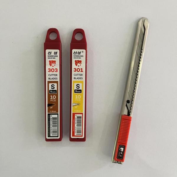 Sinseung S506 9mm Snap off Knife for PPF With Sk2 Blade And Steel knife body