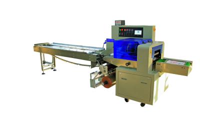Down Walking Paper Horizontal Bagger Machines Auxiliary Firmware Flow Pack