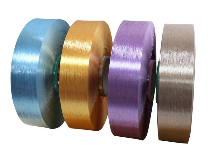 Dyed Color Polyester FDY Yarn High Tensile 150D / 48F FDY Yarn For Weaving
