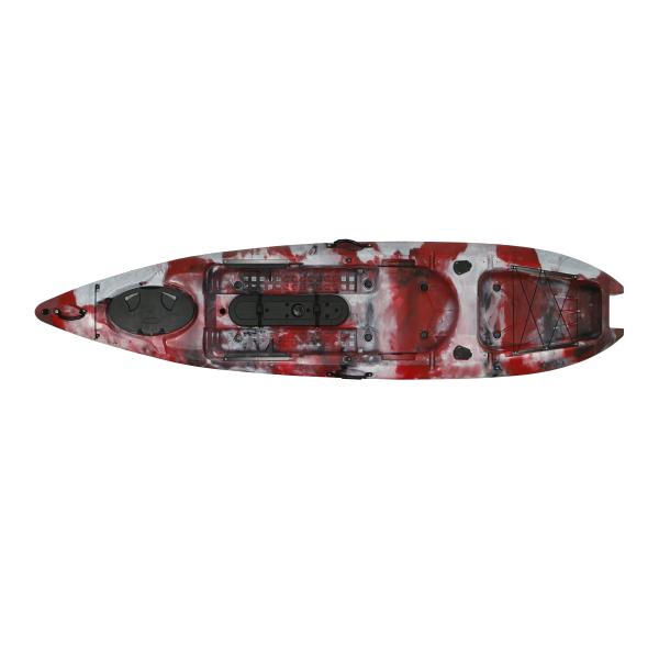 Outdoor HDPE 3.6m Rowing Boat with Paddle Seat 1 Person Capacity