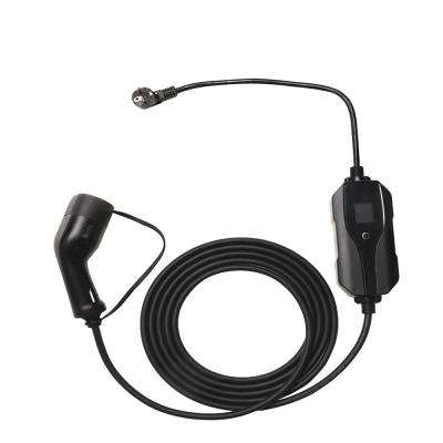 Carregador portátil da tomada 10A 13A 5m EV do Type1 J1772 com modo 2 da tomada do Reino Unido