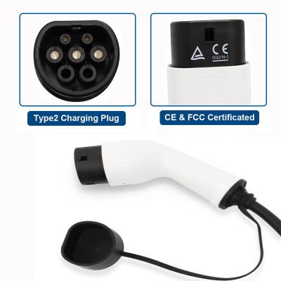 3.5kW 16amp Electric Vehicle Portable EV Charger 7 Pins Type 2 Type1