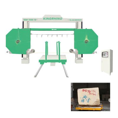 máquina de Deviding do bloco da máquina do corte por blocos do mármore do Plc do watt 15kilo para o granito