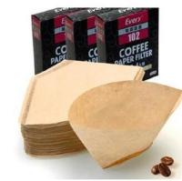 A madeira reduz a polpa o filtro cônico branco do tamanho do papel 4 descartáveis do filtro do café do cone