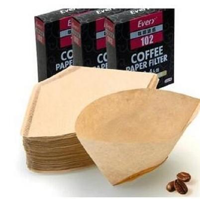 Disposable Cone Shaped Coffee Filter Paper #4 100pc One Bag 12.5x16.5 Cm Size