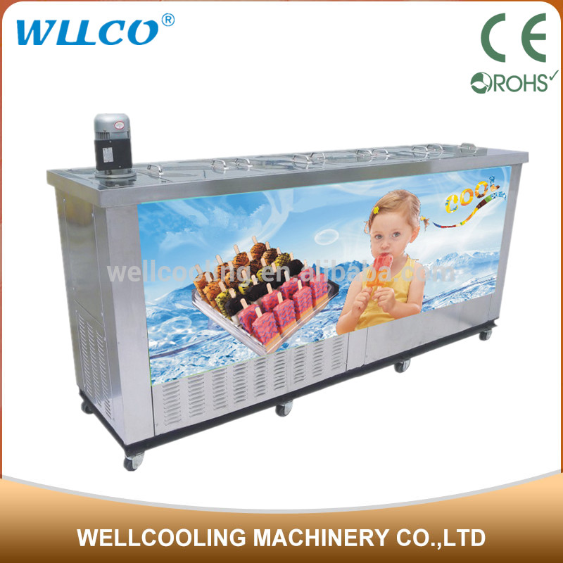 Stainless Steel High Quality Ice Lolly Machine / Popsicle Making Machine With Automatic Mold