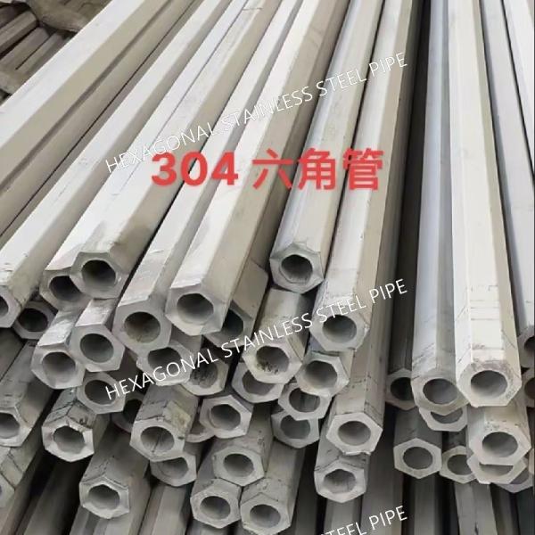 316L Stainless Steel Hexagonal Pipe Tube TP316L Hex Pipe Tube Inner Dameter 6 - 70mm