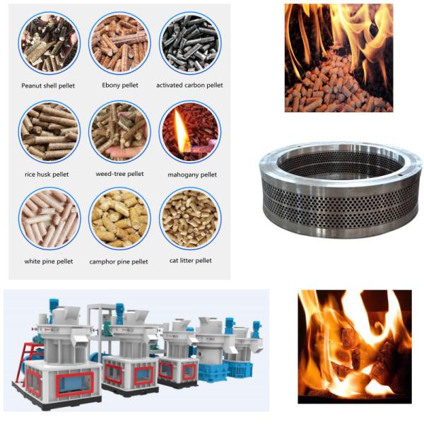 1-10TPH Biomass Pellet Production Line Pine Straw Wood Chips Making Machine