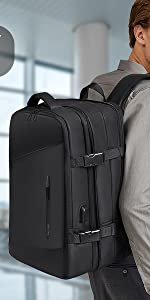 Large Travel Backpack Women, Carry On Backpack,Hiking Backpack Waterproof Outdoor Sports Rucksack Casual Daypack Fit