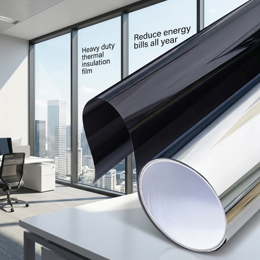 Weatherproof Building Insulation Film Heavy Duty Window Energy Saver