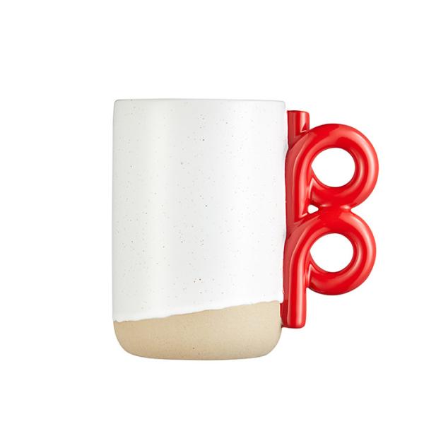 Heat-resistant Shaped 3D Ceramic Mug  380ml For Halloween Party , Office