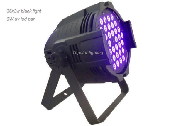 Indoor Black light Dmx Led Par Lights Uv Color Light 36 x 3w For Events