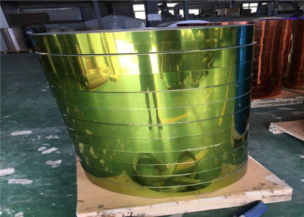 Colorful Aluminum Metal Strips , Aluminium Flat Stock Customized Width Household Appliance