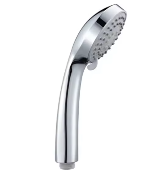 Exposed B S Faucet Without Slide Bar Plastic Rain Spa Jet Hand Shower Set Head Chrome