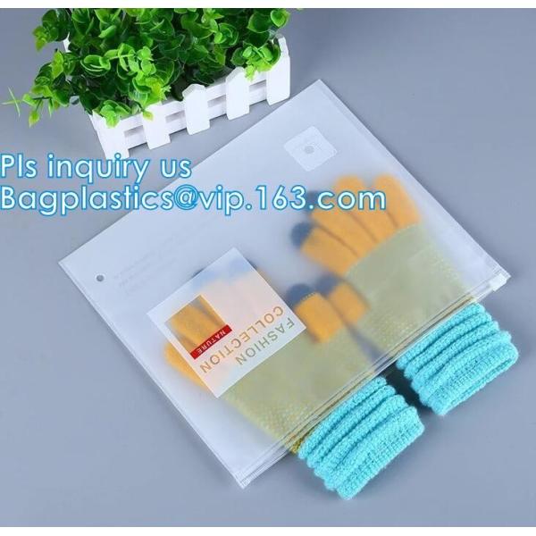 PVC Zipper Slider Bag For Travelling Grocery Packaging, slider zipper pvc packing documents bags, Women Waterproof Cosme