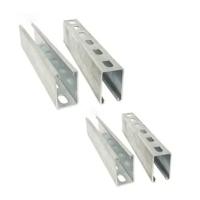 Fácil de instalar resistente a la corrosión Flexible de acero inoxidable de soporte de canal C en forma de soportes sísmicos