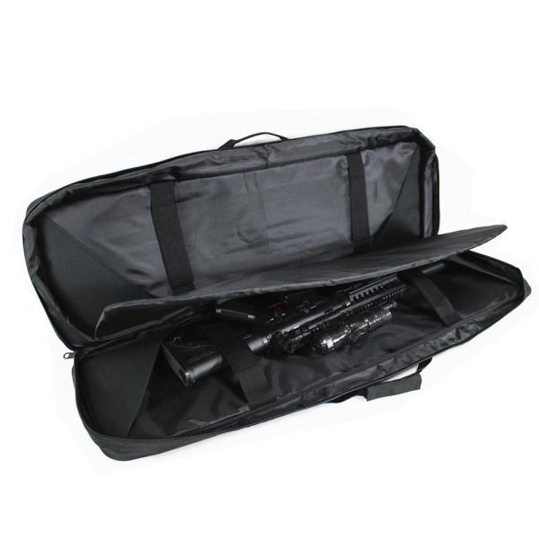 600D Polyester Tactical Gun Bag Custom Black 42 Double Rifle Bag