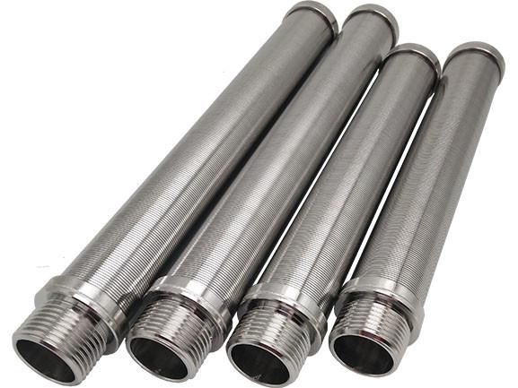 Water Well Screen Stainless Steel Johnson Type Filter Screens with Thread Joint