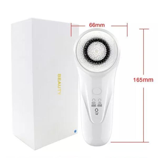 Лицевой очищать чистит электрическую лицевую Exfoliating щетку щеткой массажа с 7 головами Cleanser и 2 скоростями регулируемыми