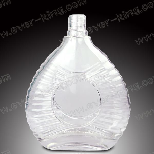 Стеклянная крышка бутылка текила рома круга 500 ML овальная