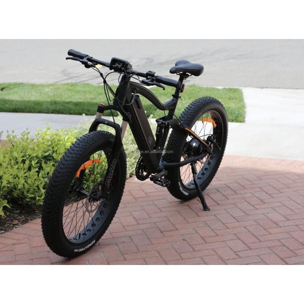 48V 21ah Aluminum Alloy Full Suspension Frame Fat Tire Electric Bike with 1000W Motor