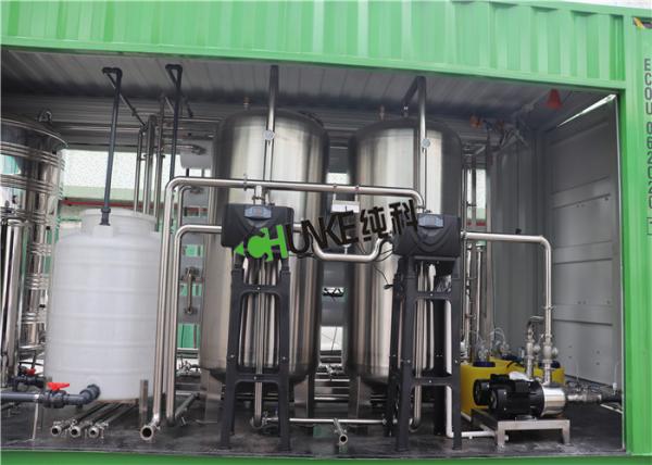5000 Lph RO Water Treatment Plant Water Desalination System Water Purification Machine With Container