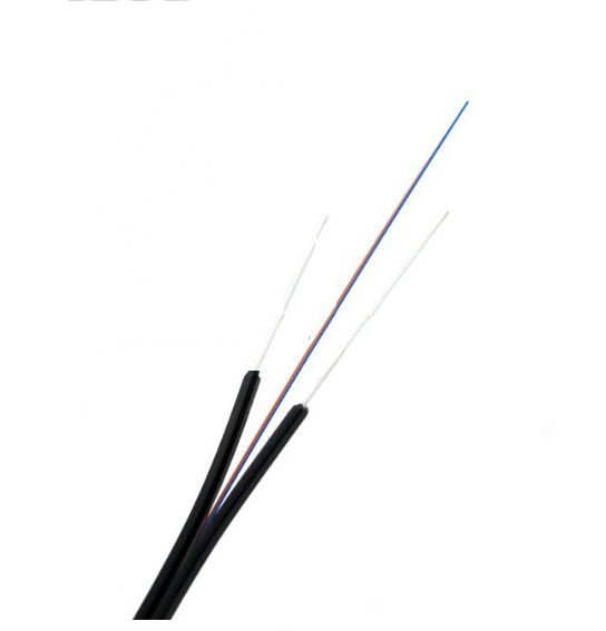Строя оболочка кабеля падения черная LSZH 2core FTTH для крытого