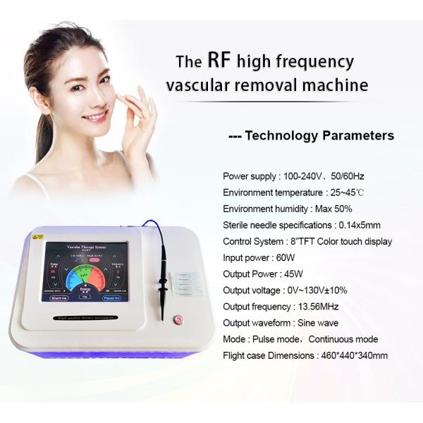 35w Vascular Removal RF Beauty Equipment For Facial Lifting