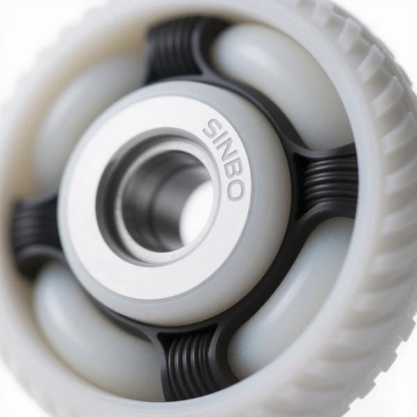 Omni Wheel Nylon Roller High Precision High Wear Resistance For Service Robot Chassis Customized