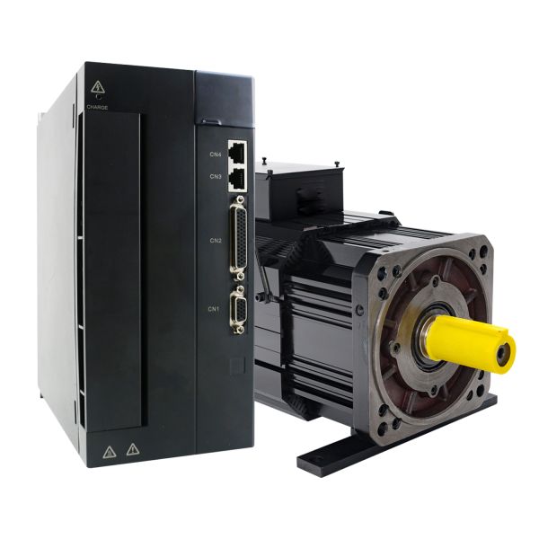 Lichuan AC Servo Motor Drivers Kit HIGH POWER 54N.m 11KW 11000W AC380V 16.6A 1500/2000RPM IP65