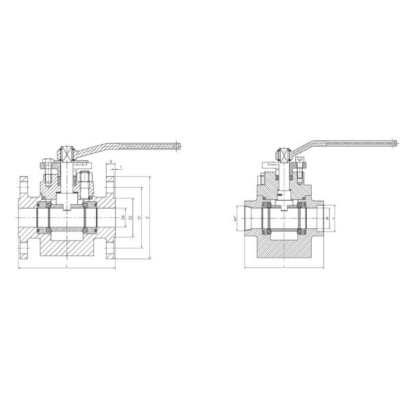 600LB 48 дюймовый верхний входный клапан с газовым - жидким приводом