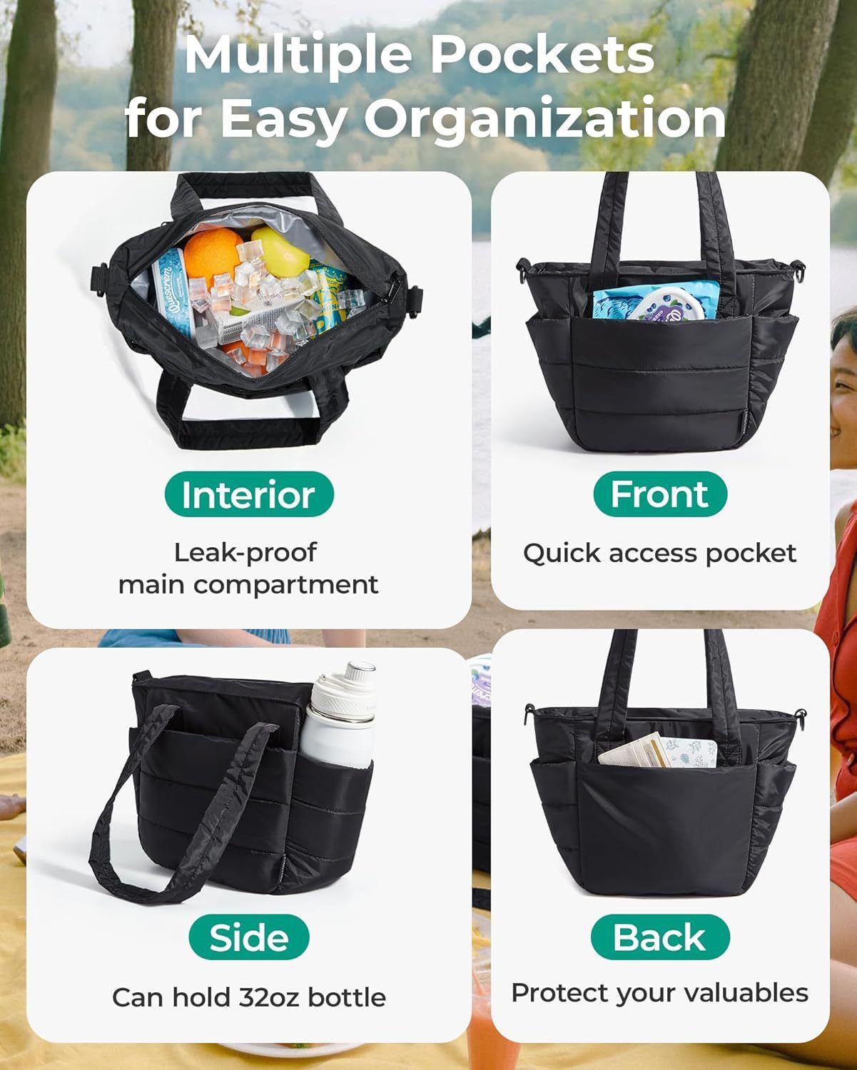 10L Capacity Customizable Design Lightweight 220G Storage Bag Organizer Bag