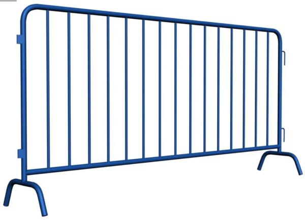 Fixed Leg Interlocking Metal Fence Accessories Stainless Steel 304 316 Barricade For Concert
