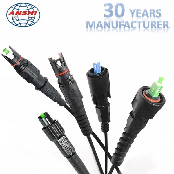 Гибкий провод стекловолокна Om4 совместимый крытый на открытом воздухе G652d