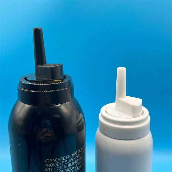Co-Engineered Customizable Hair Mousse Dispensing Nozzle for Brand Identity and Product Differentiation with Technical Collaboration