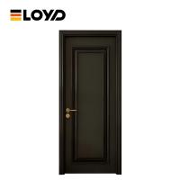 Slimline Externo Vidro Negro Porta Francesa Madeira Personalizada