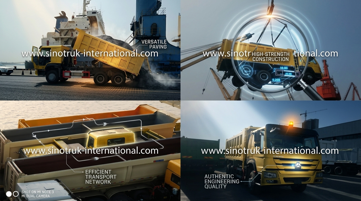 RHD Large Capacity Tipper Dump Truck With Electronic Management System
