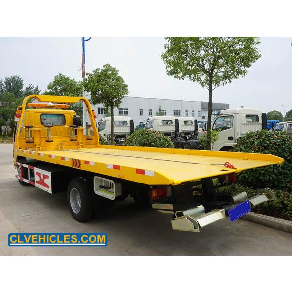 Winch 600P ISUZU Tow Truck All Terrain 130hp 4 ton Flatbed Tow Trucks