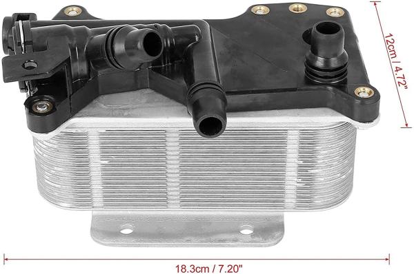 refrigerador de óleo 17217638582 17217618778 da transmissão do motor de 520I 528I F10 F10N