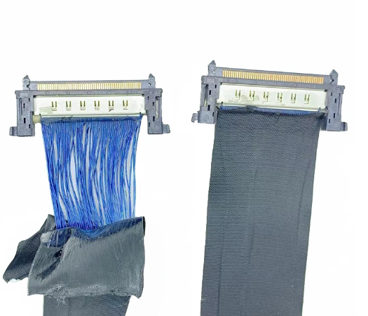 JAE 0.25mm Wire Cable Assembly 500mm 51 Pin LVDS Micro Coaxial